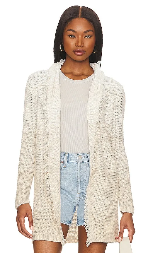 27 miles malibu Jupiter Cardigan in Cream