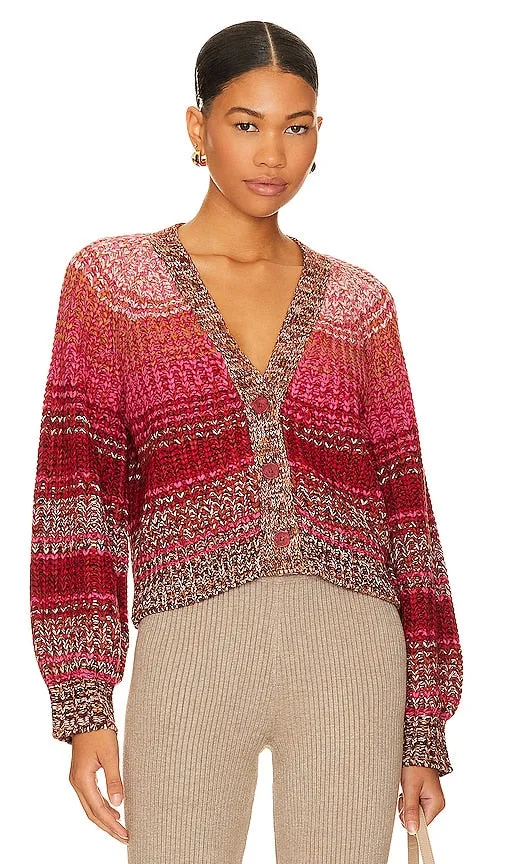 525 Rumi Cardigan in Fuchsia