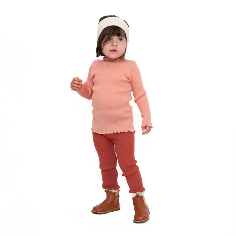 Alfina  - Blouse  Cloudberry with Pale Blush contrast