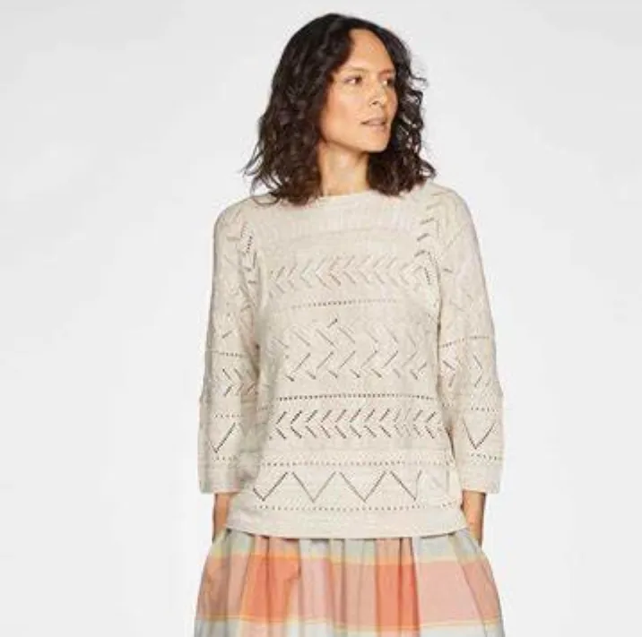 Bea Pointelle Organic Cotton Knit