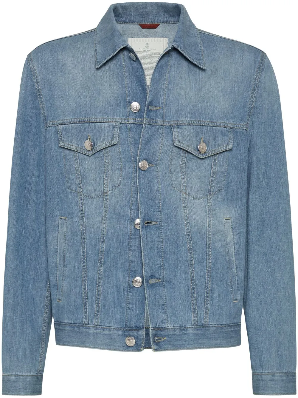 Brunello Cucinelli Coats Clear Blue