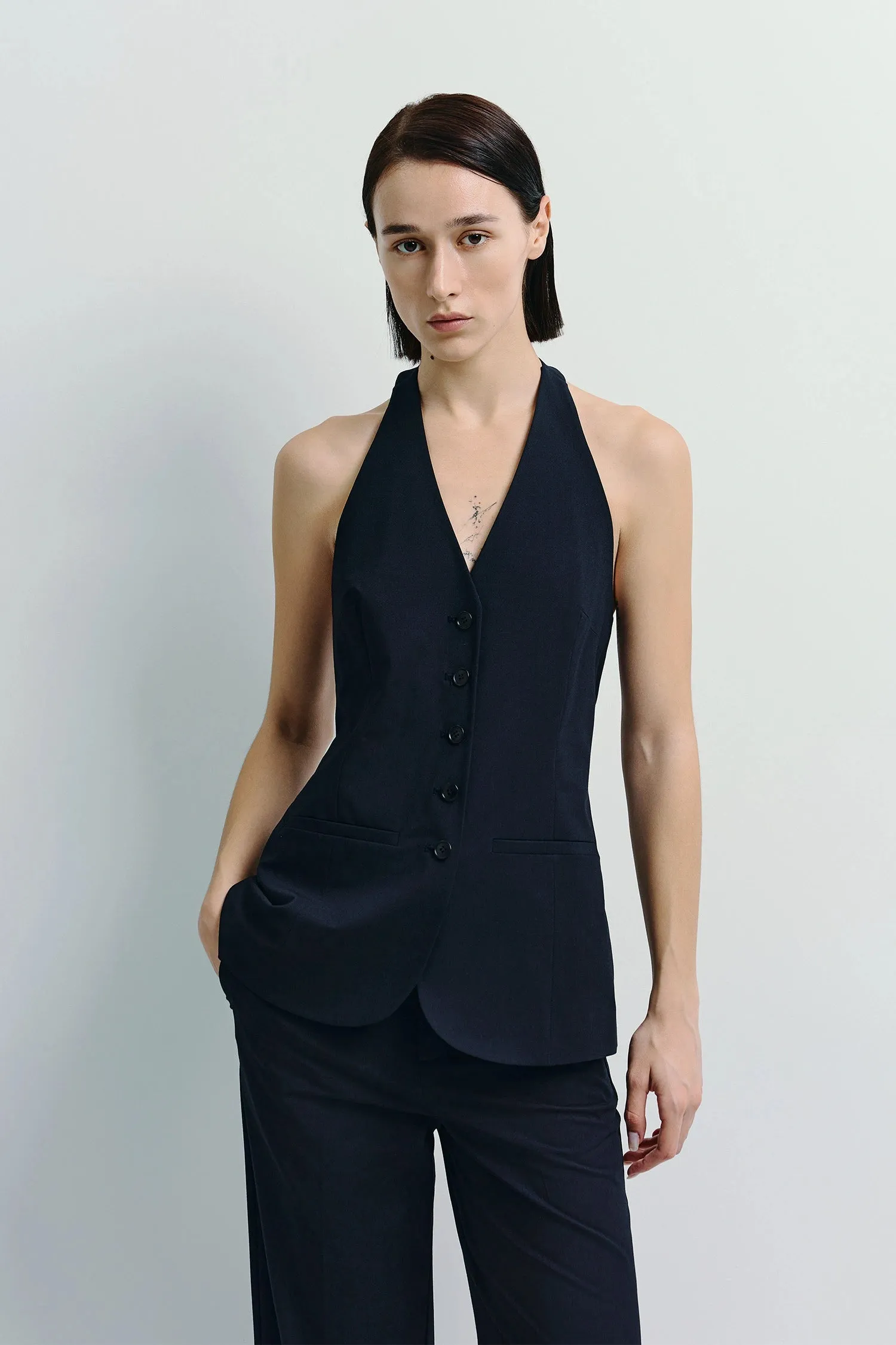 Donette Halter Vest
