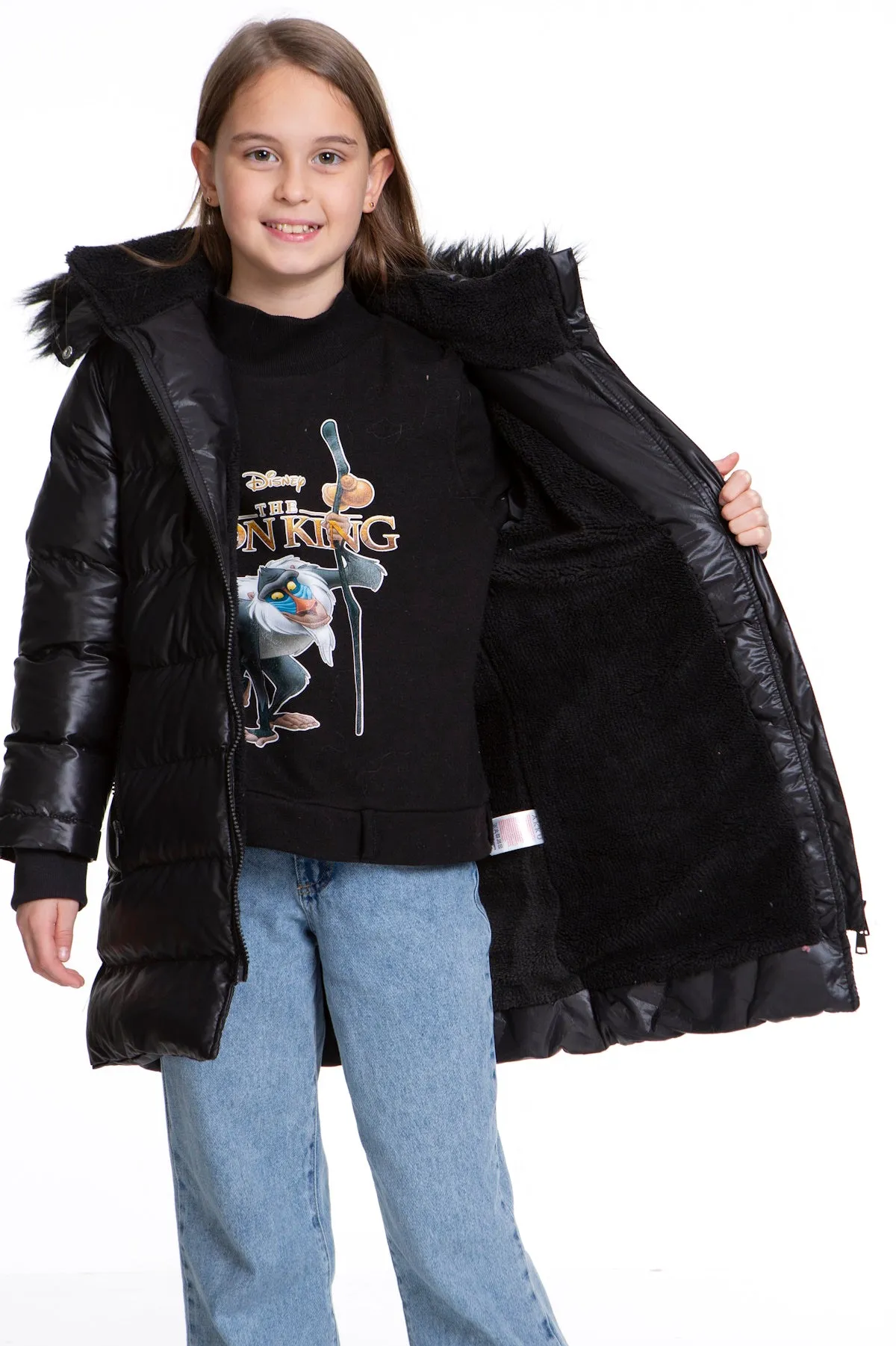 Girl furry Welsoft Plush Trend Inflatable Mont AK2508