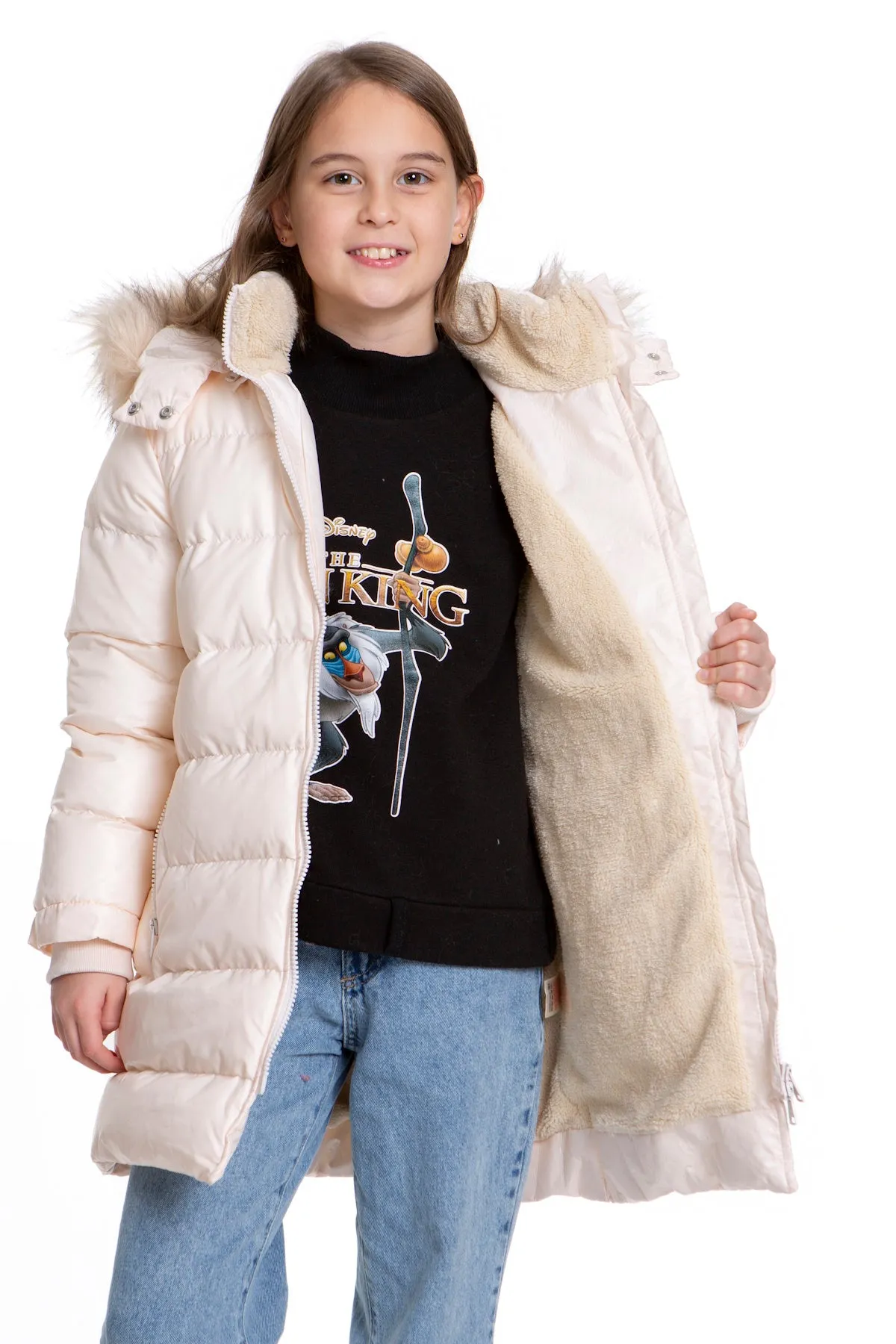 Girl furry Welsoft Plush Trend Inflatable Mont AK2508