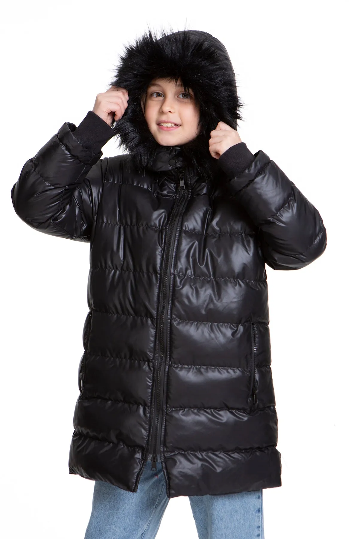 Girl furry Welsoft Plush Trend Inflatable Mont AK2508