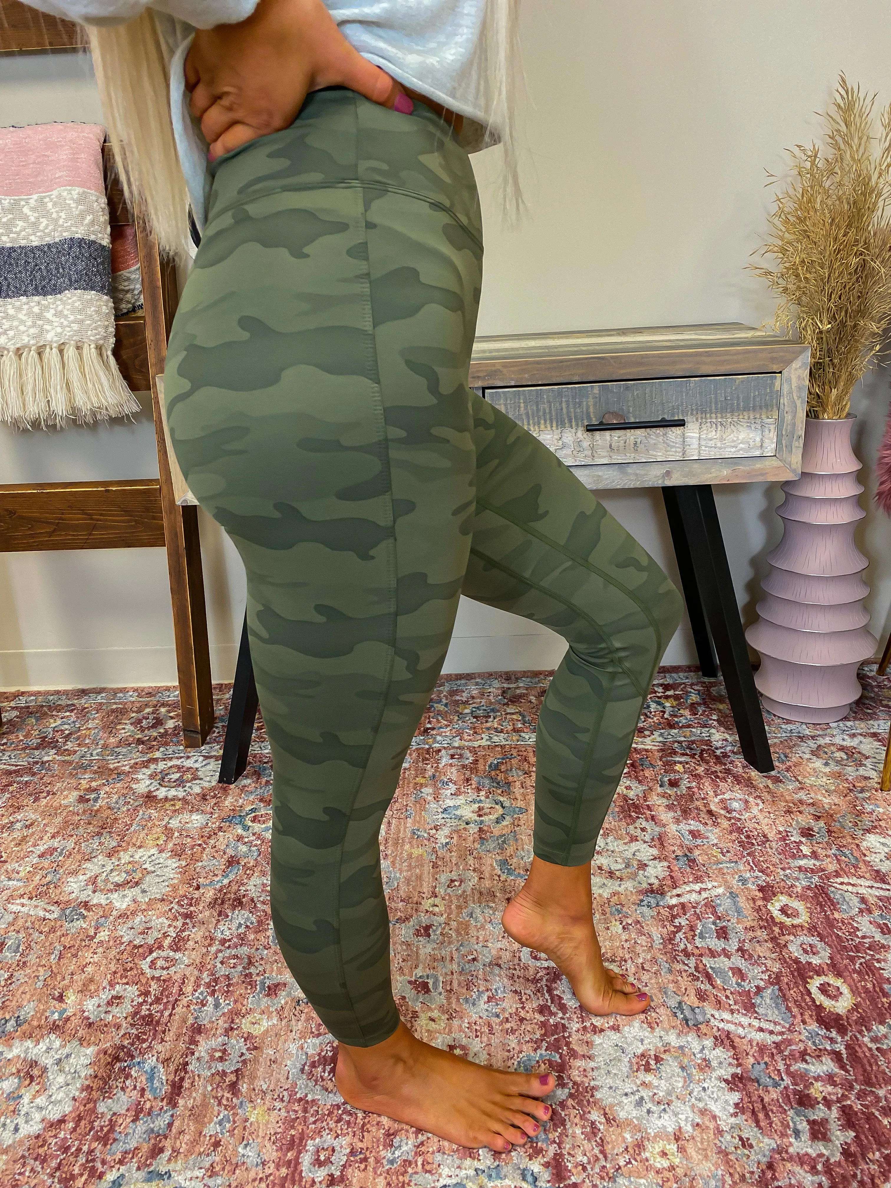 Green Camo Buttery Soft Leggings
