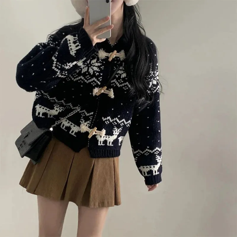 Horn Button Winter Coat