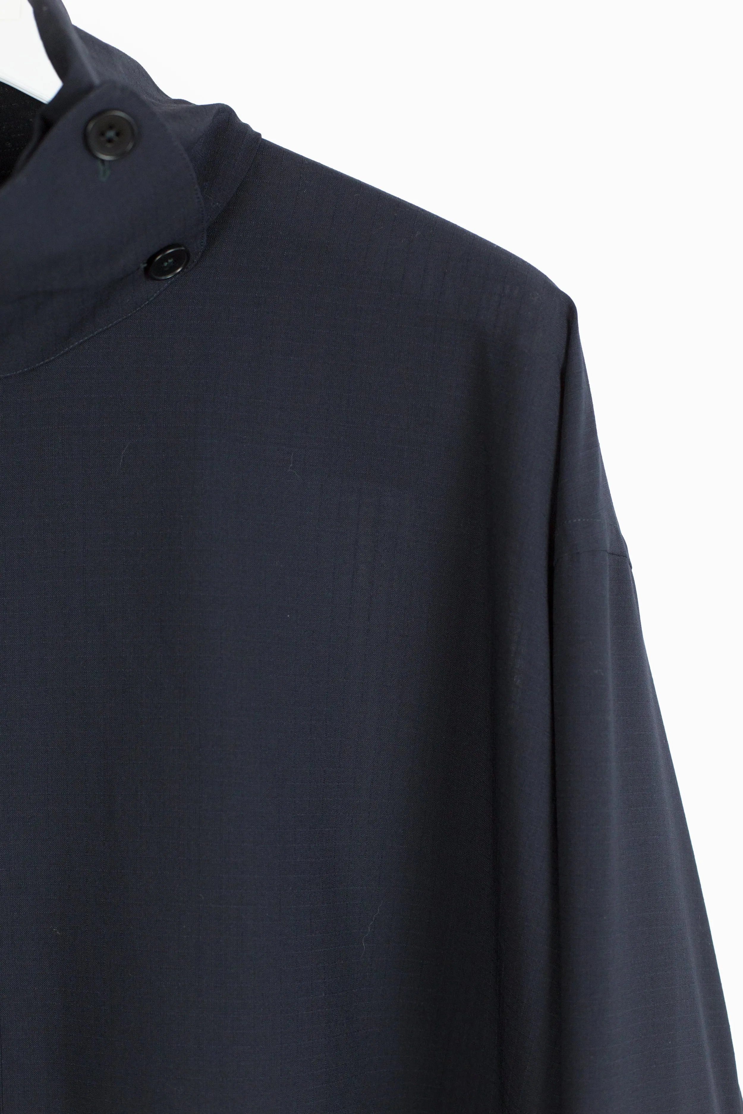 Jil Sander SS19 Ripstop Wool Tunic Shirt