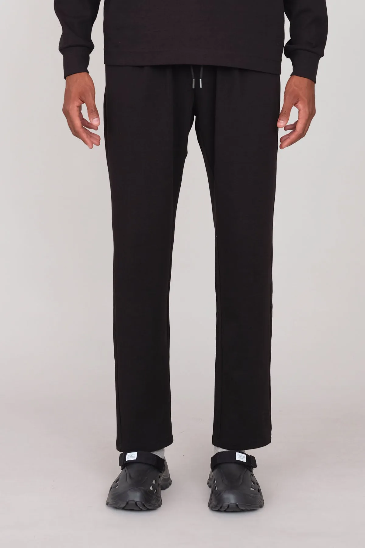 Joggers In Interlock Black