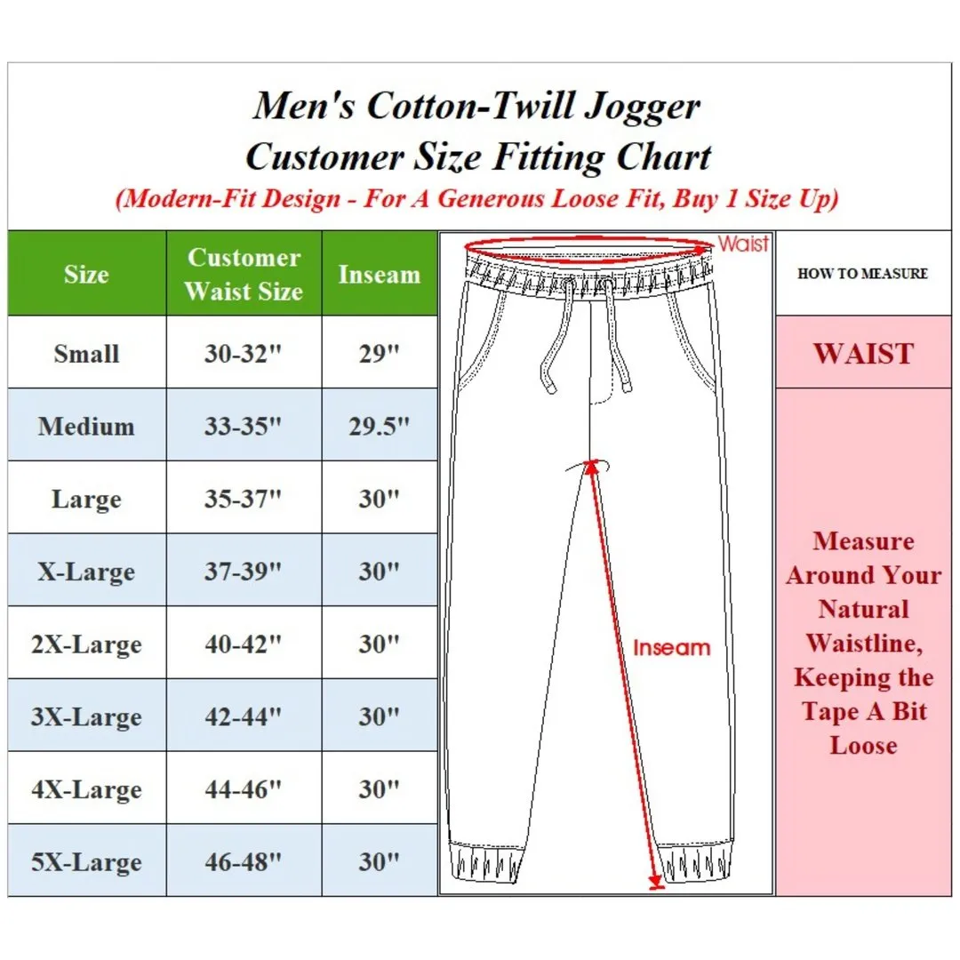 Mens Basic Stretch Jogger