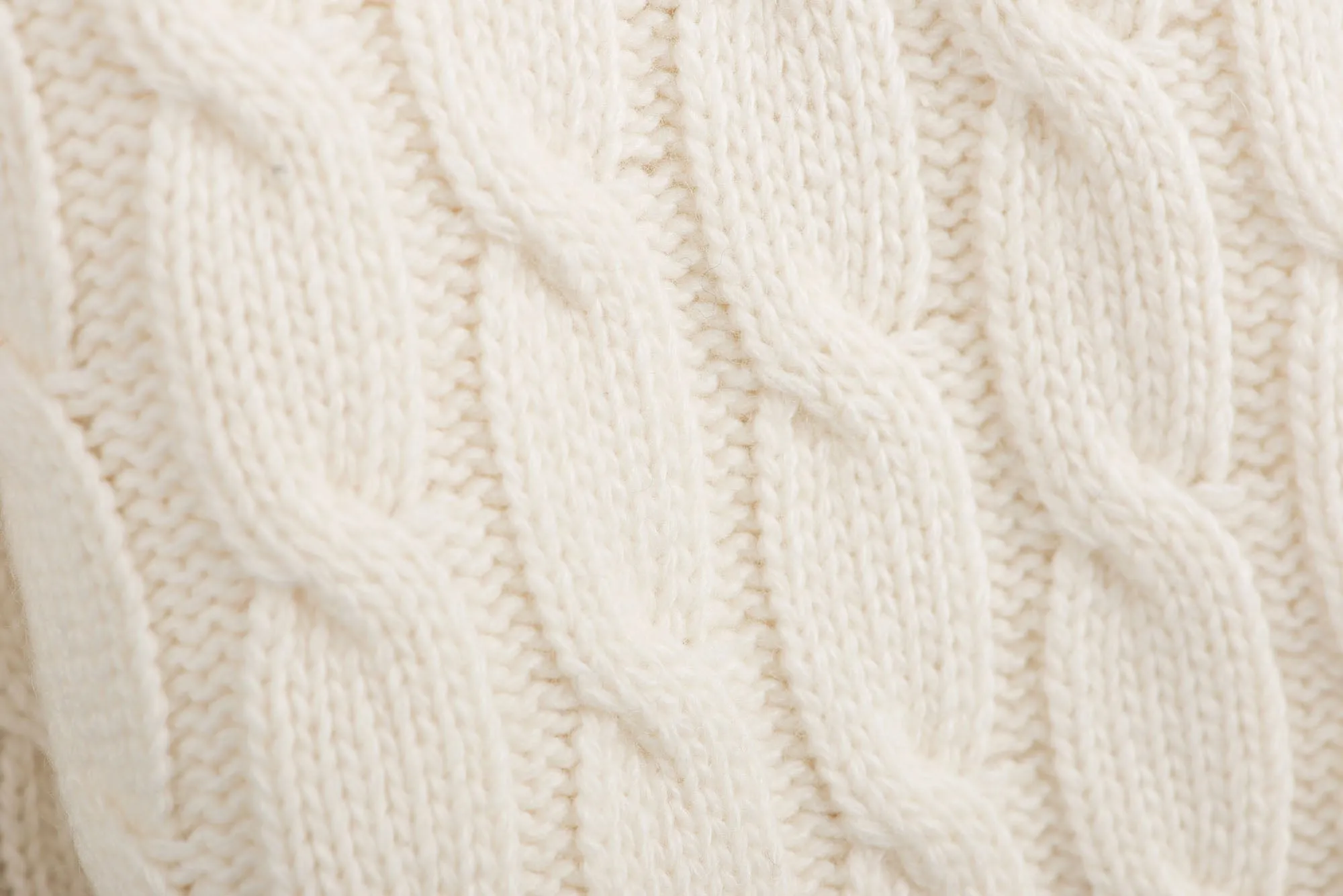 Plaid a Treccia 100% Cashmere