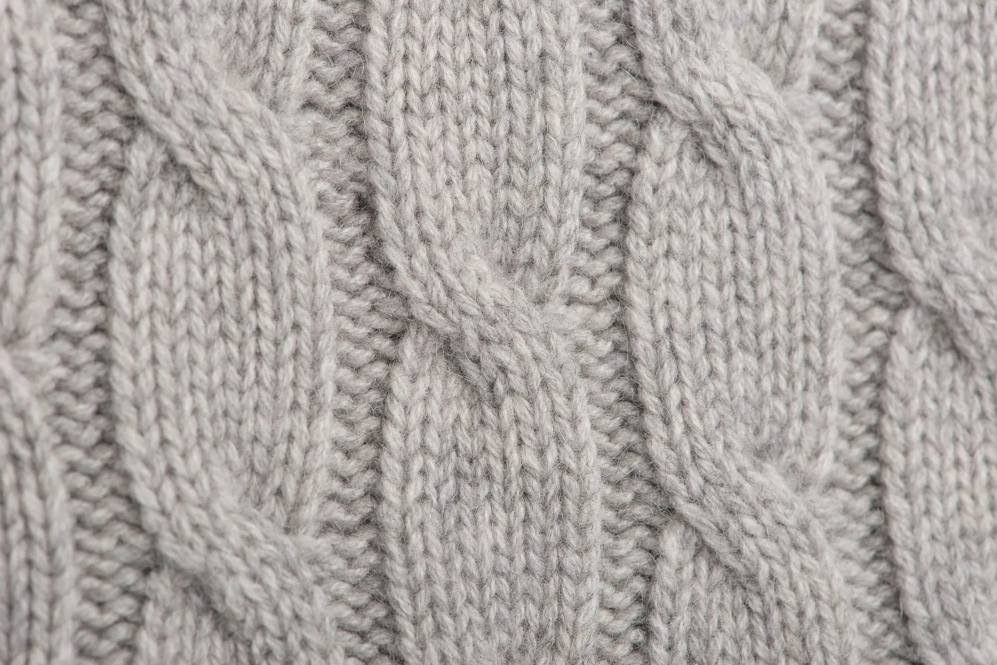 Plaid a Treccia 100% Cashmere