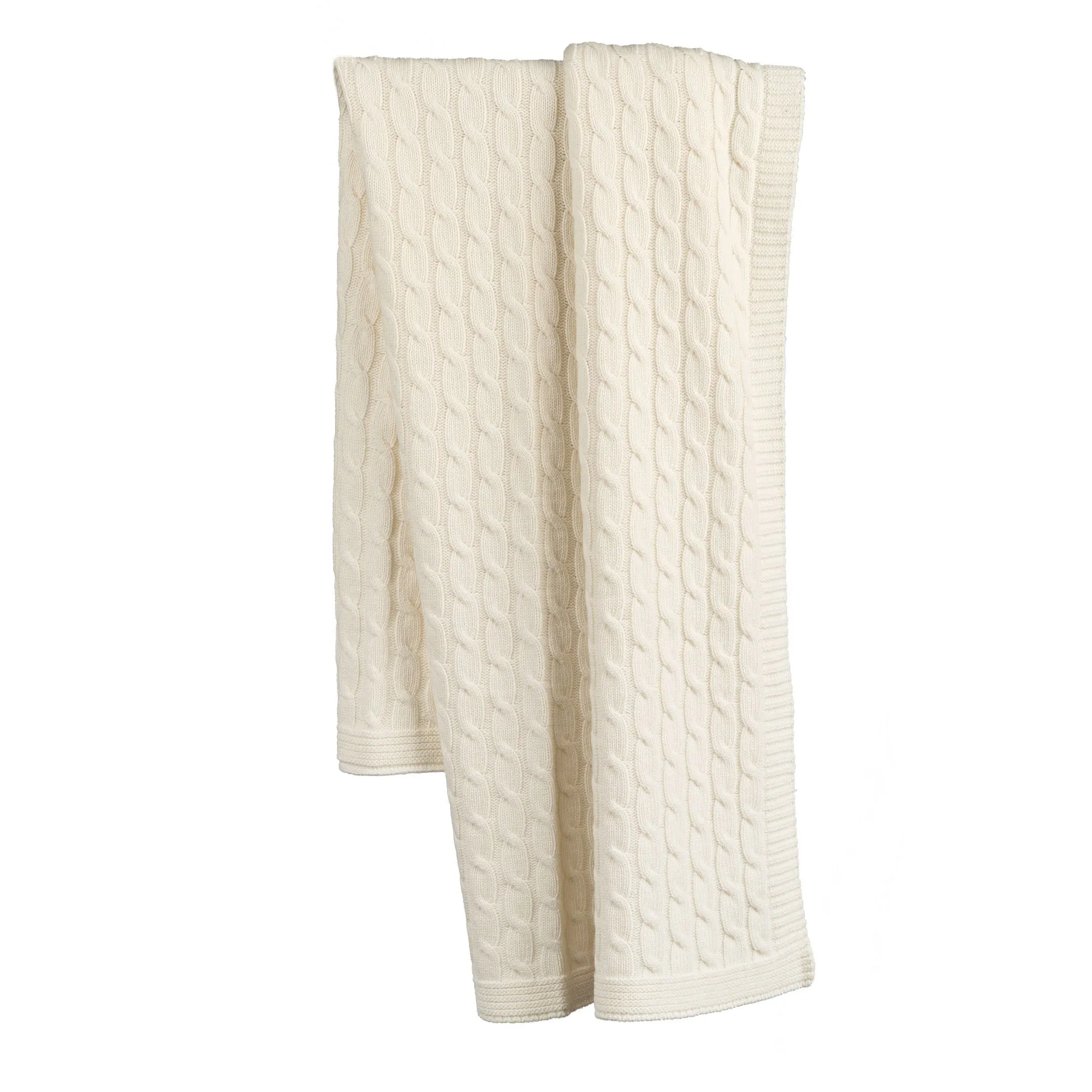 Plaid a Treccia 100% Cashmere