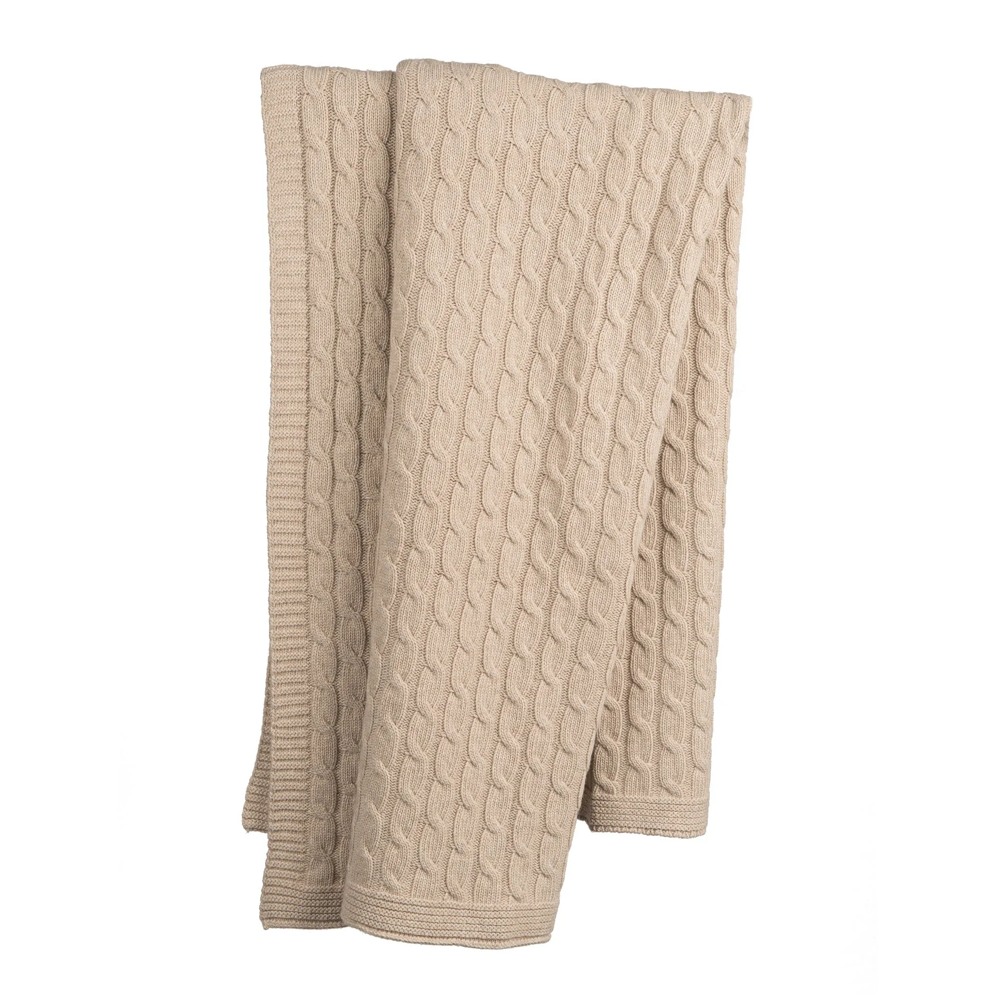Plaid a Treccia 100% Cashmere