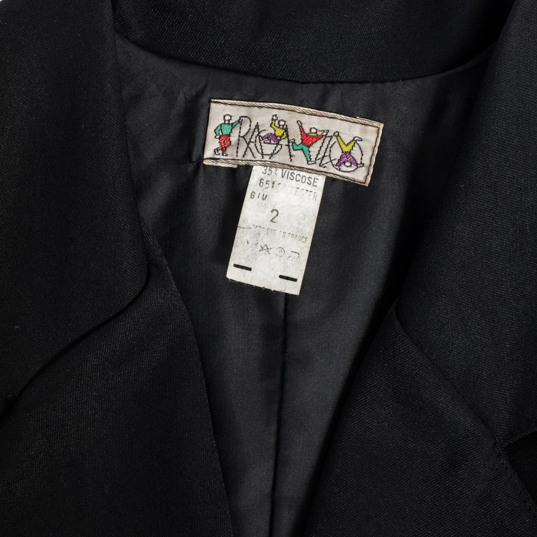 Twill Viscose Blend Wide Notch Lapel Swagger Coat