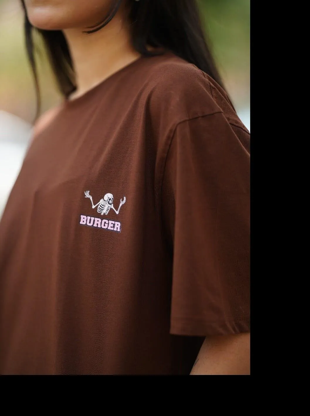 Where Are The Drugs: Burger Bae Oversized  Tee For Men and Women