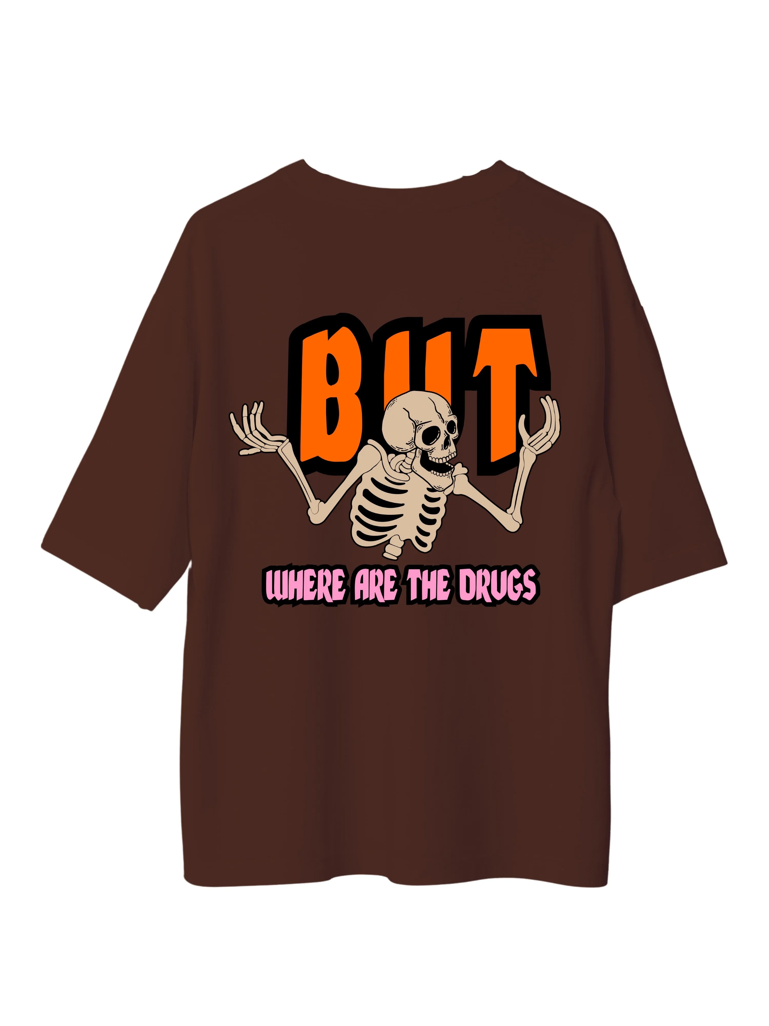 Where Are The Drugs: Burger Bae Oversized  Tee For Men and Women