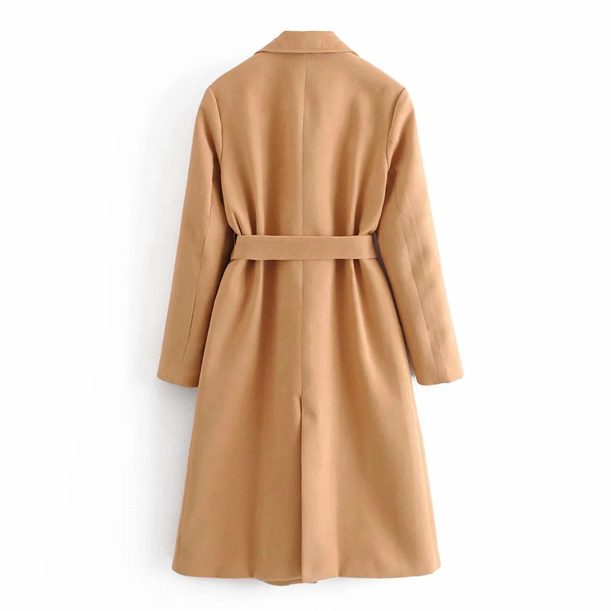 WOOLEN COAT WITH BELT