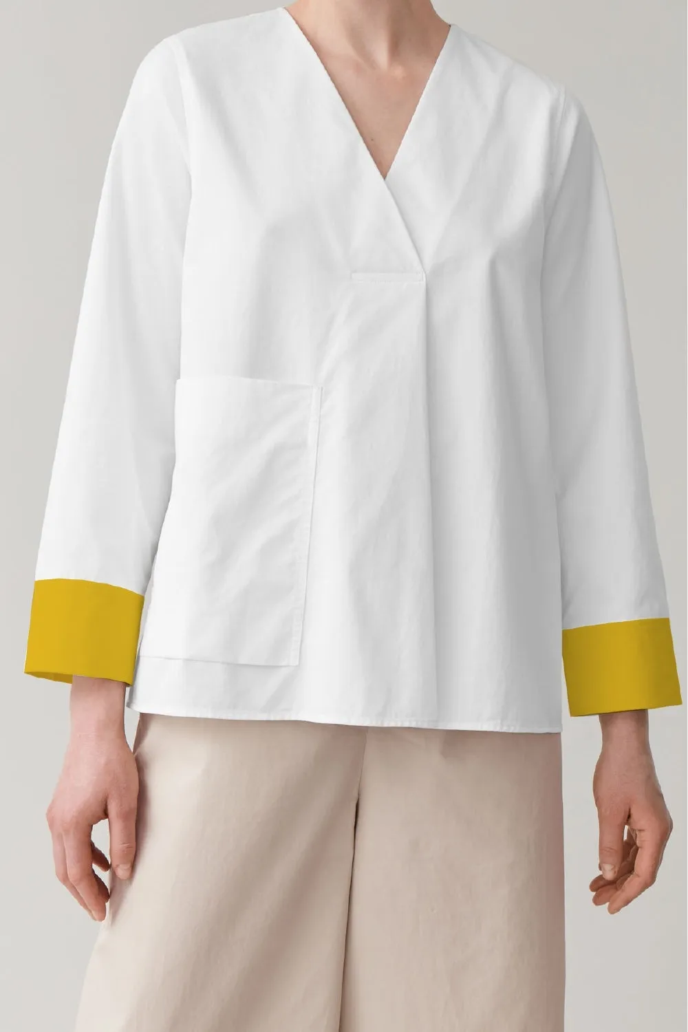 Yellow For The Fellow White Top