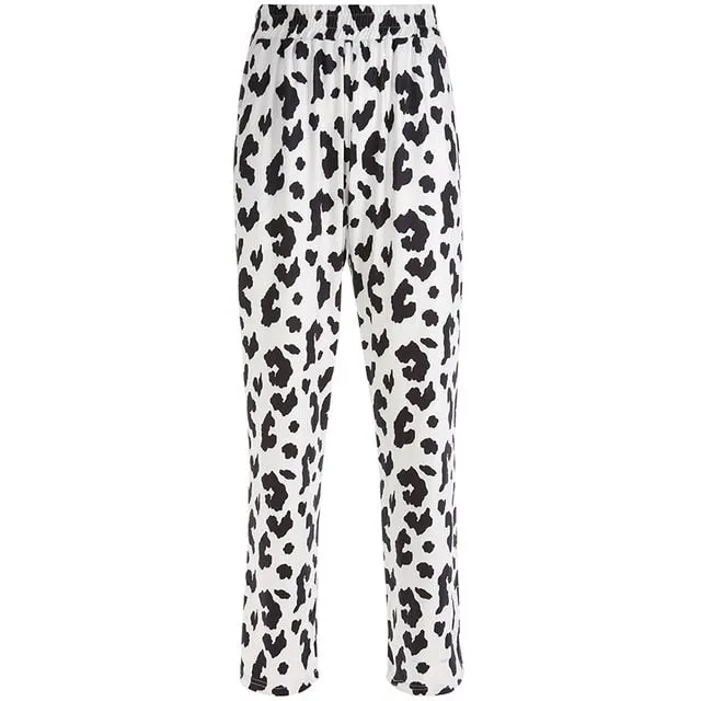 Zebra Animal Print Elegant Trousers